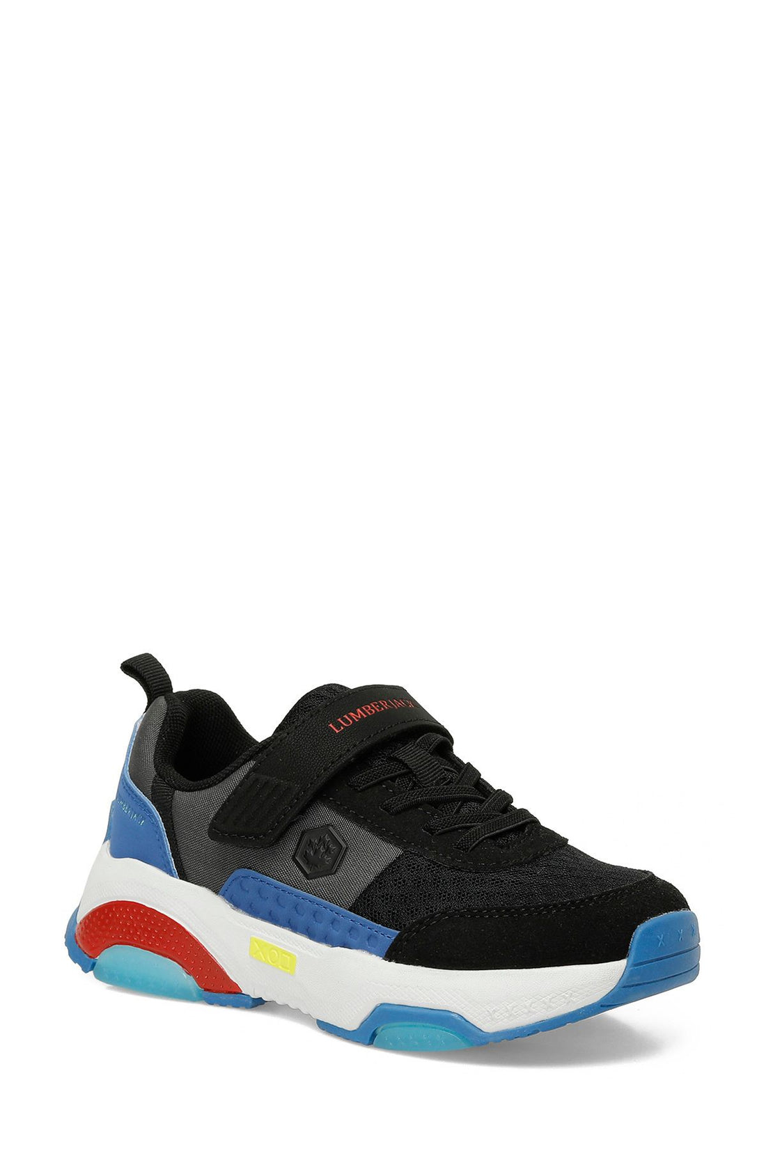 LOLAN 5FX Black Boy's Sneaker