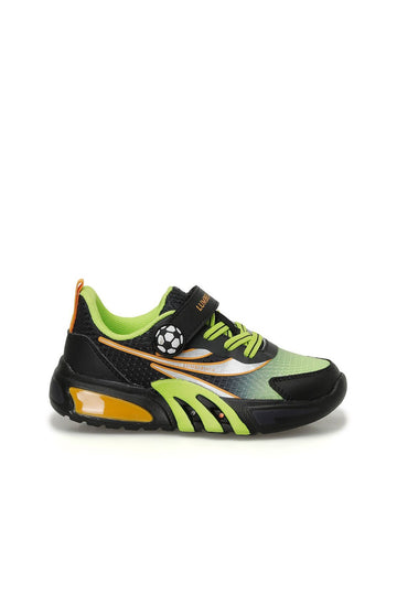 Loco Boys Black Running Shoes