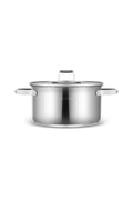 Valora 8 Piece Steel Cookware Set with Induction Base