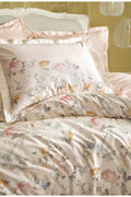 Farida Double Ranforce Duvet Cover Set - Salmon