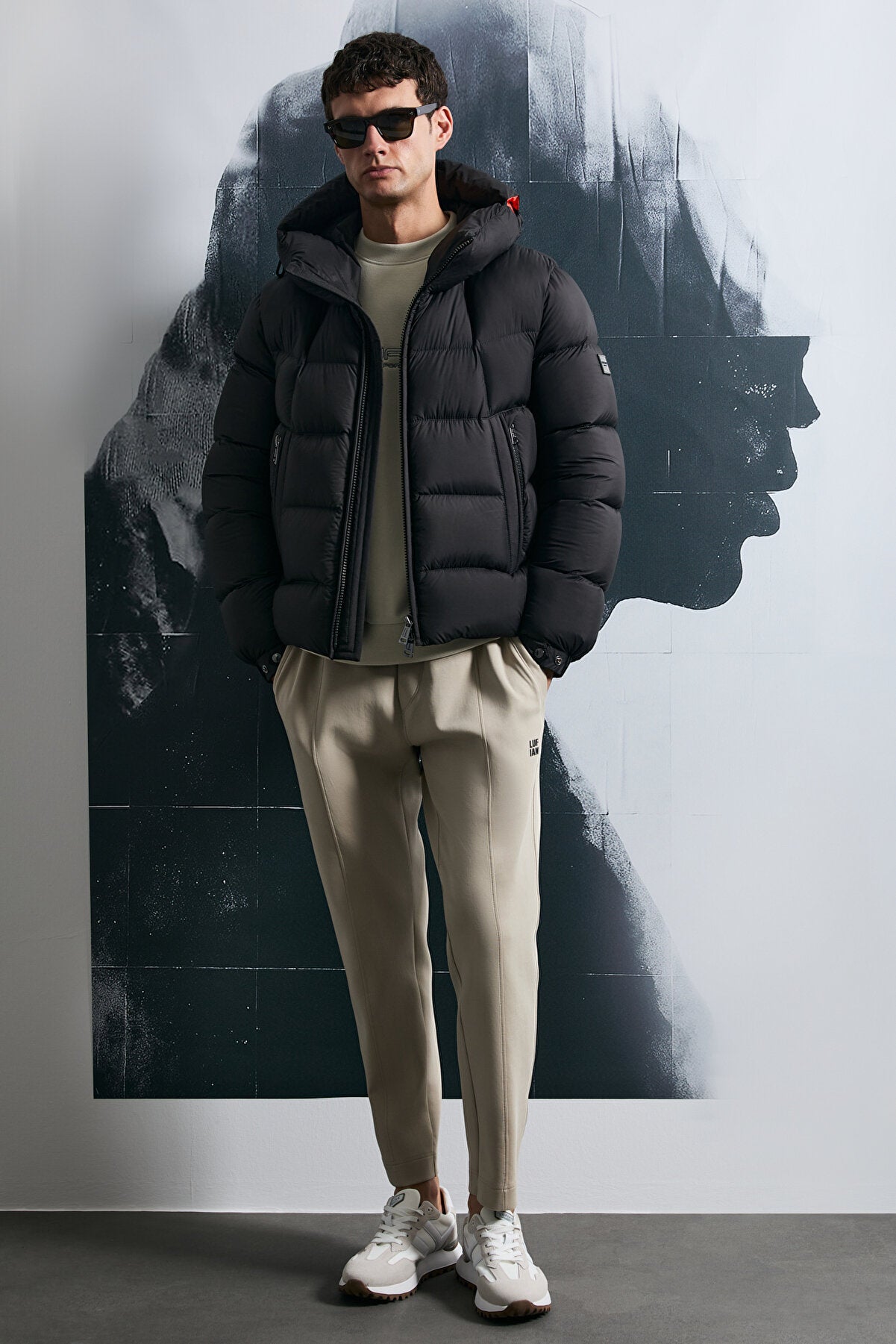 Jacop Goose Down Coat Men Black