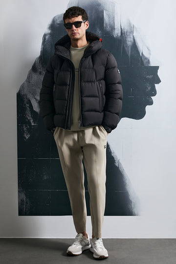 Jacop Goose Down Coat Men Black