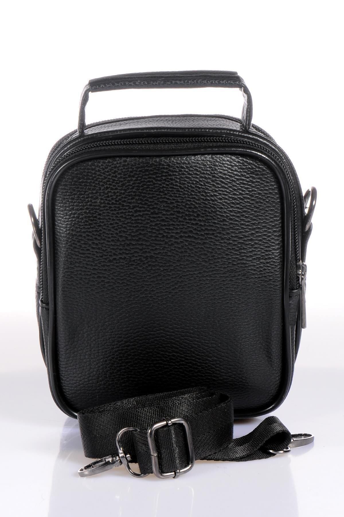 Unisex Black Handbag Plevr8415