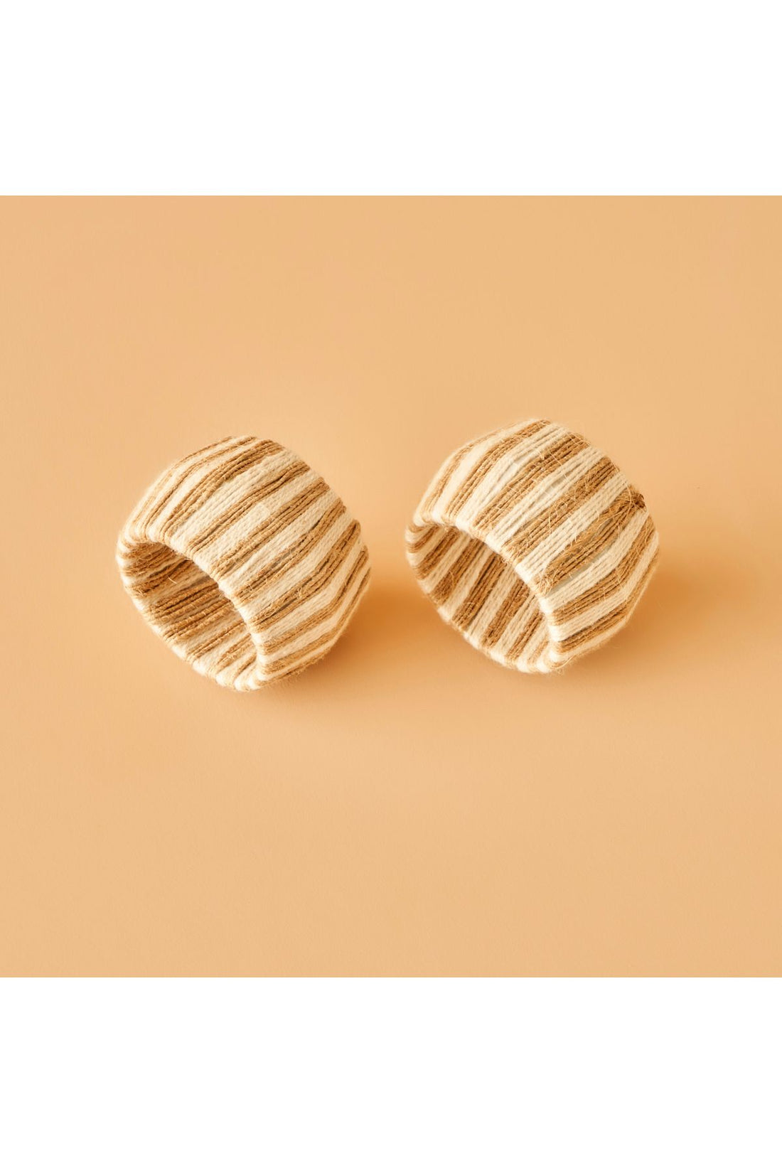 Gisele Napkin Ring 2 Pcs Natural (4.5x4.5x3.5 cm)