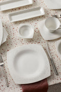 Fine Pearl Roma 26 Pieces 6 Seater Pearl Breakfast Set Square