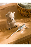 LCW Beige Bear Figured Ceramic Liquid Soap Dispenser