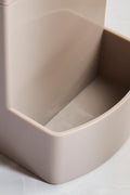 Barton Taupe Kitchen Liquid Soap Dispenser Acrylic with Sponge