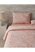 Ivy Flowers Double Size Duvet Cover Set Dusty Rose