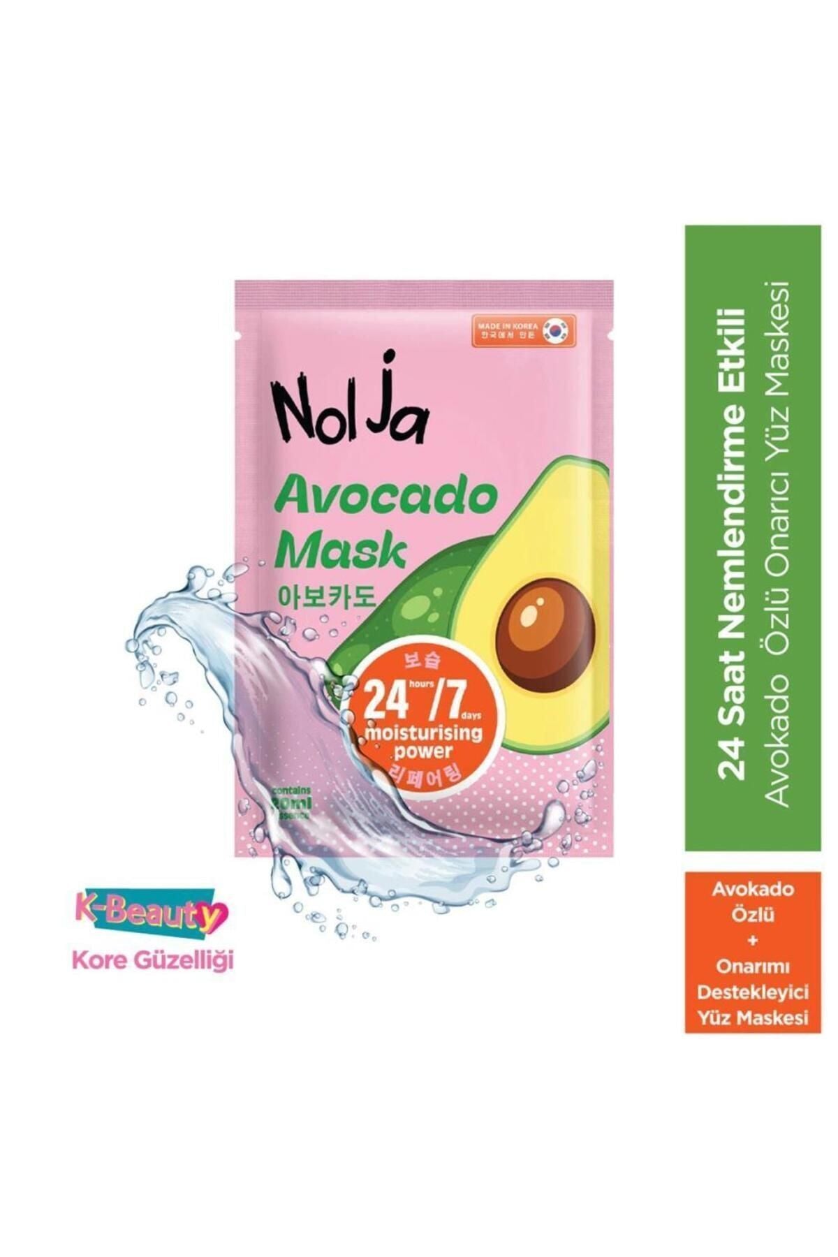 Nolja Face Mask Avocado 24/7 3pcs.