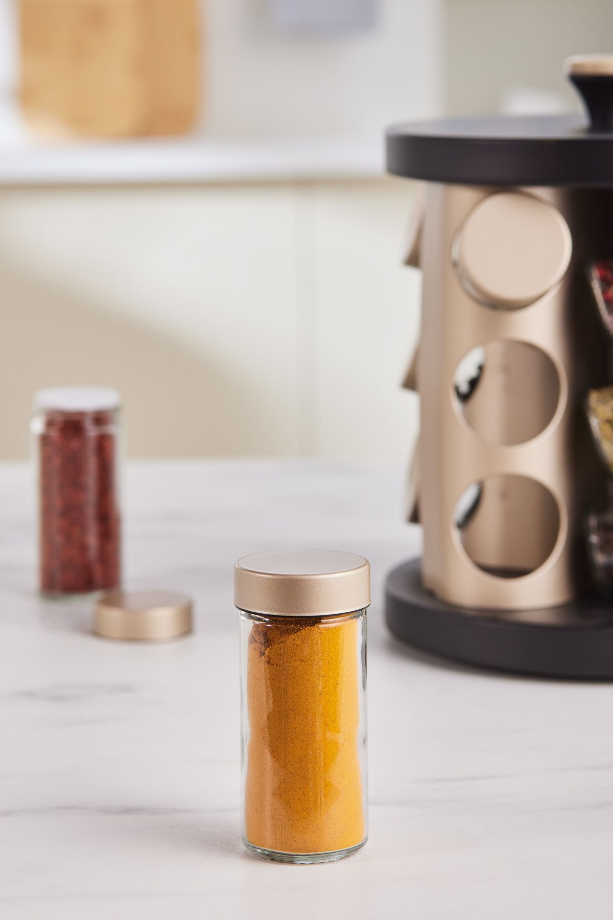 Tony Spices Set of 12 with Rotating Stand