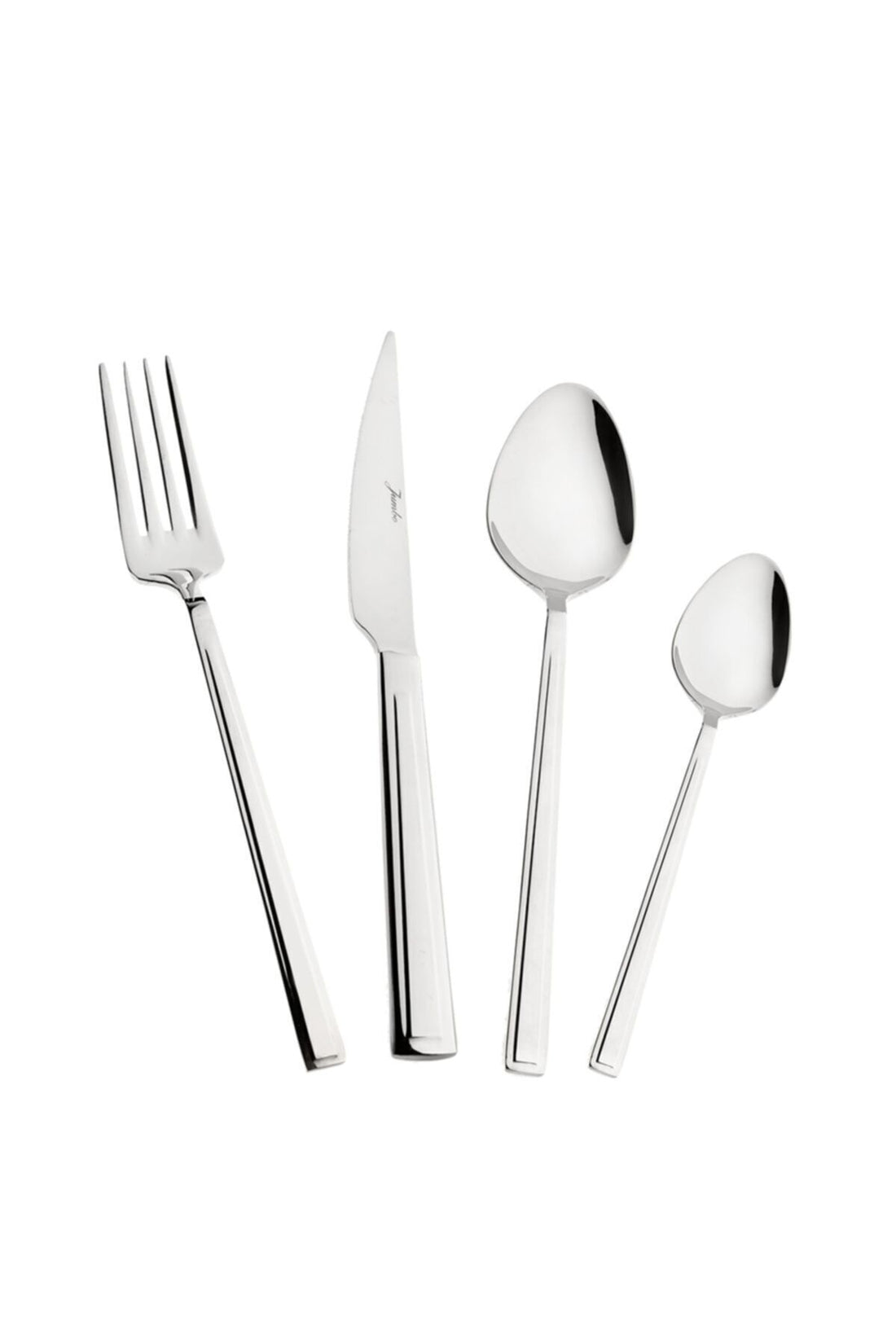 Athena 6-Person 24-Piece Dessert Fork Spoons Knife Set