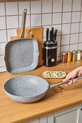 Biogranite Nare Wok - Grill Set Blue