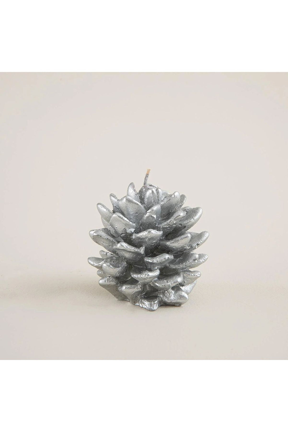 Cono Conifer Candle Silver
