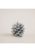 Cono Conifer Candle Silver