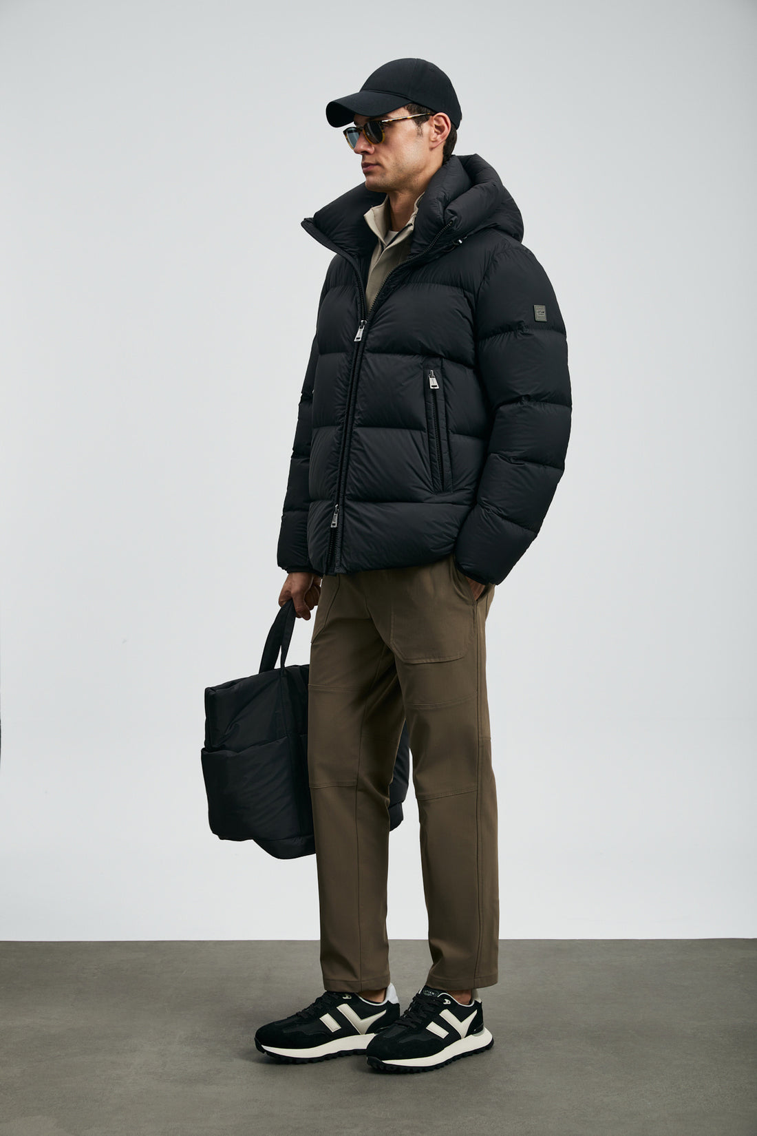 Tommy Goose Down Coat Men Black