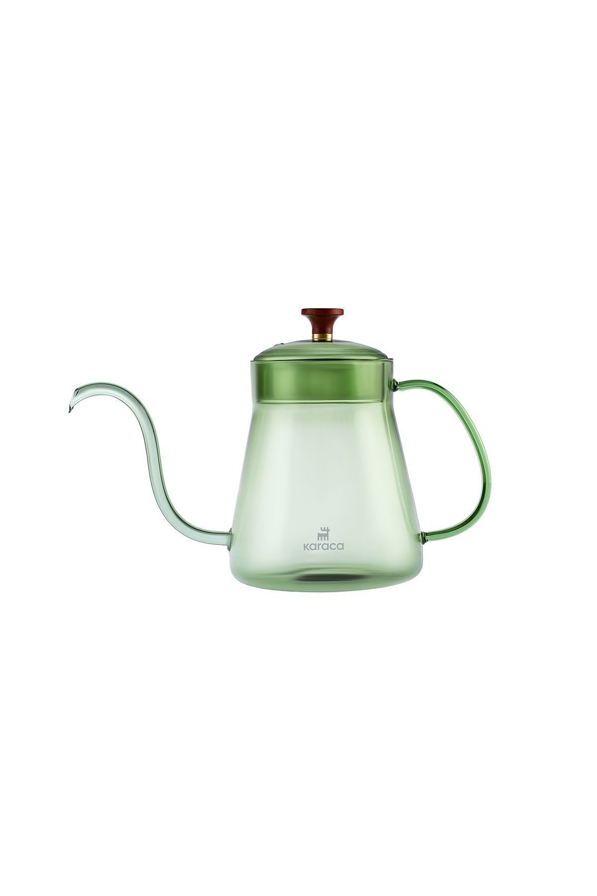 Martina Borosilicate Glass Coffe Kettle/Coffee Pot Green 600 ml