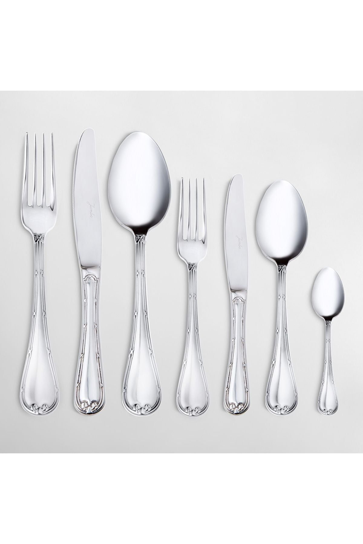 Ribbon 12 Person 84 Piece Fork Spoons Knife Set