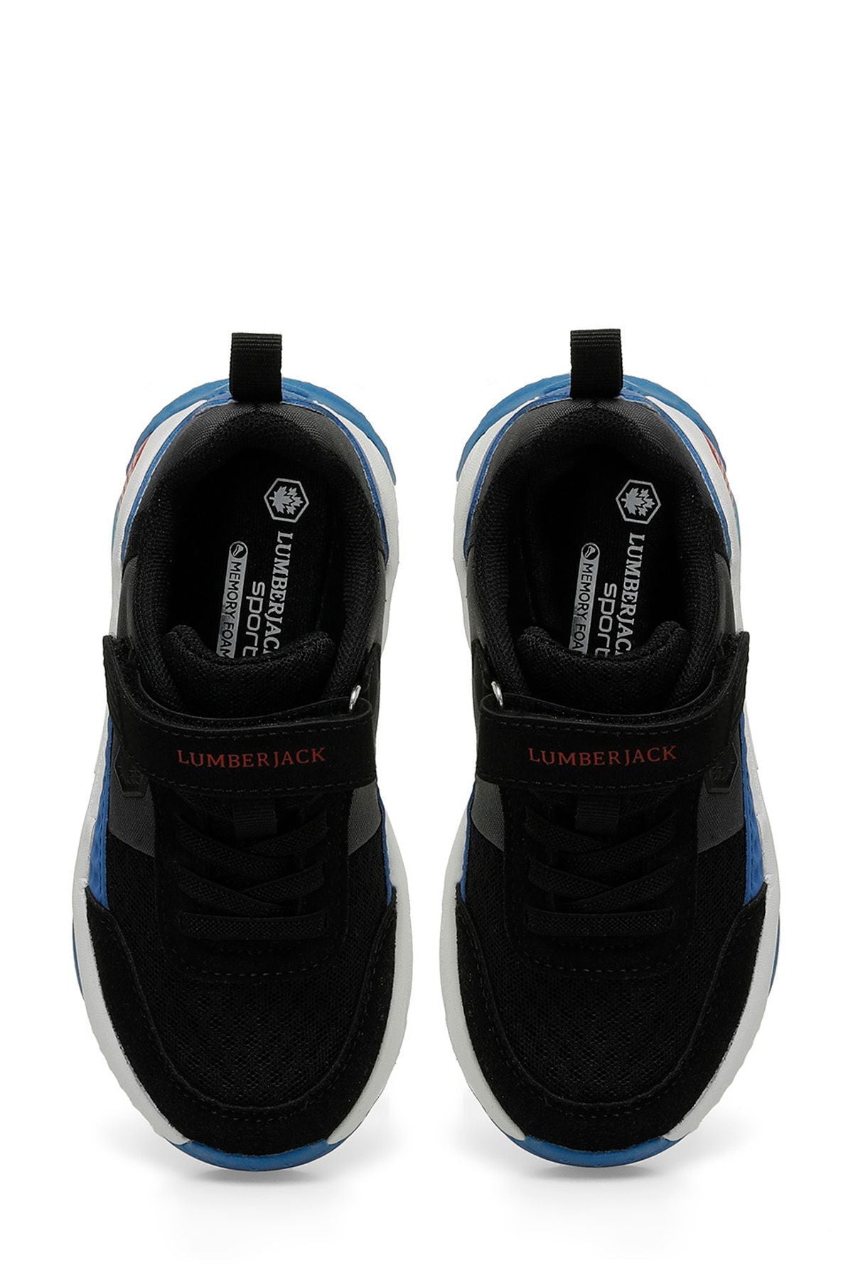 LOLAN 4FX Black Boy's Sneakers