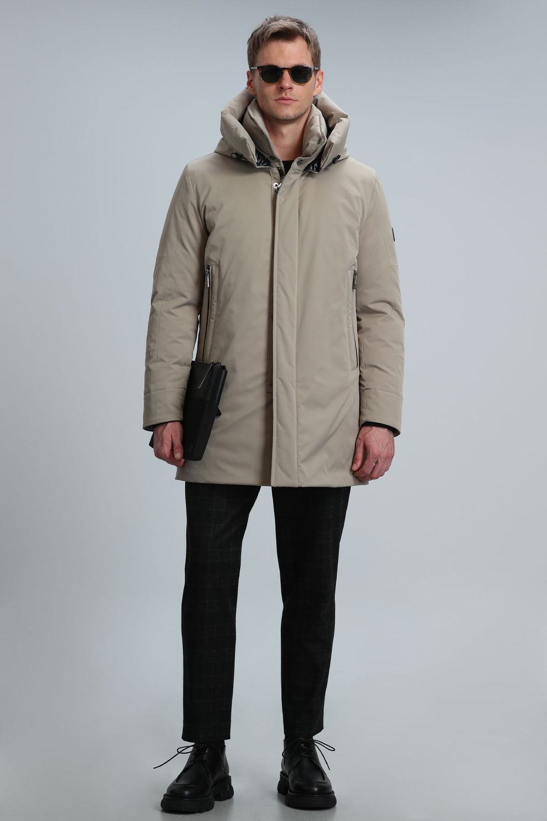 Donald Goose Down Men's Coat Earth