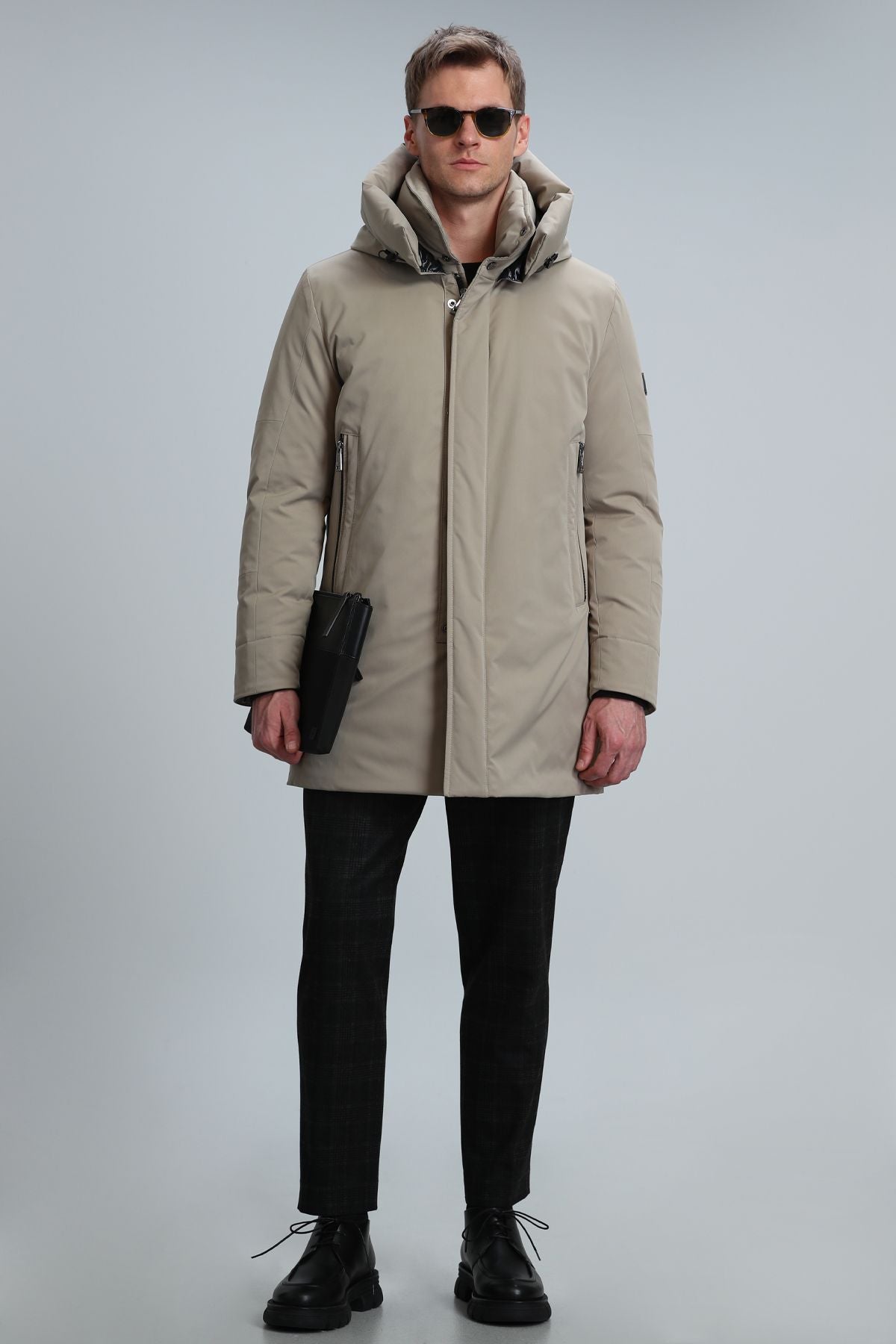 Donald Goose Down Men's Coat Earth