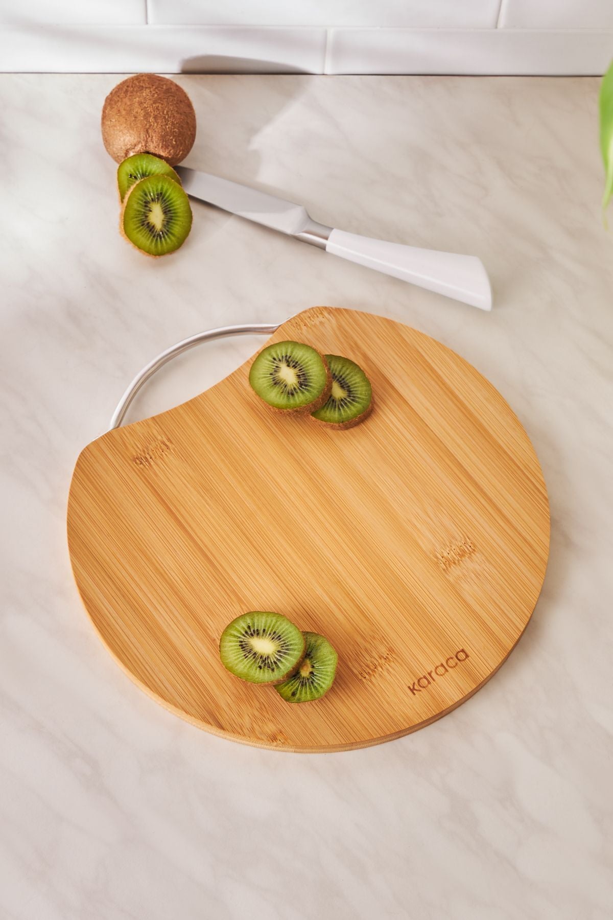 Owen Round Small Bamboo Cutting Board 25 Cm