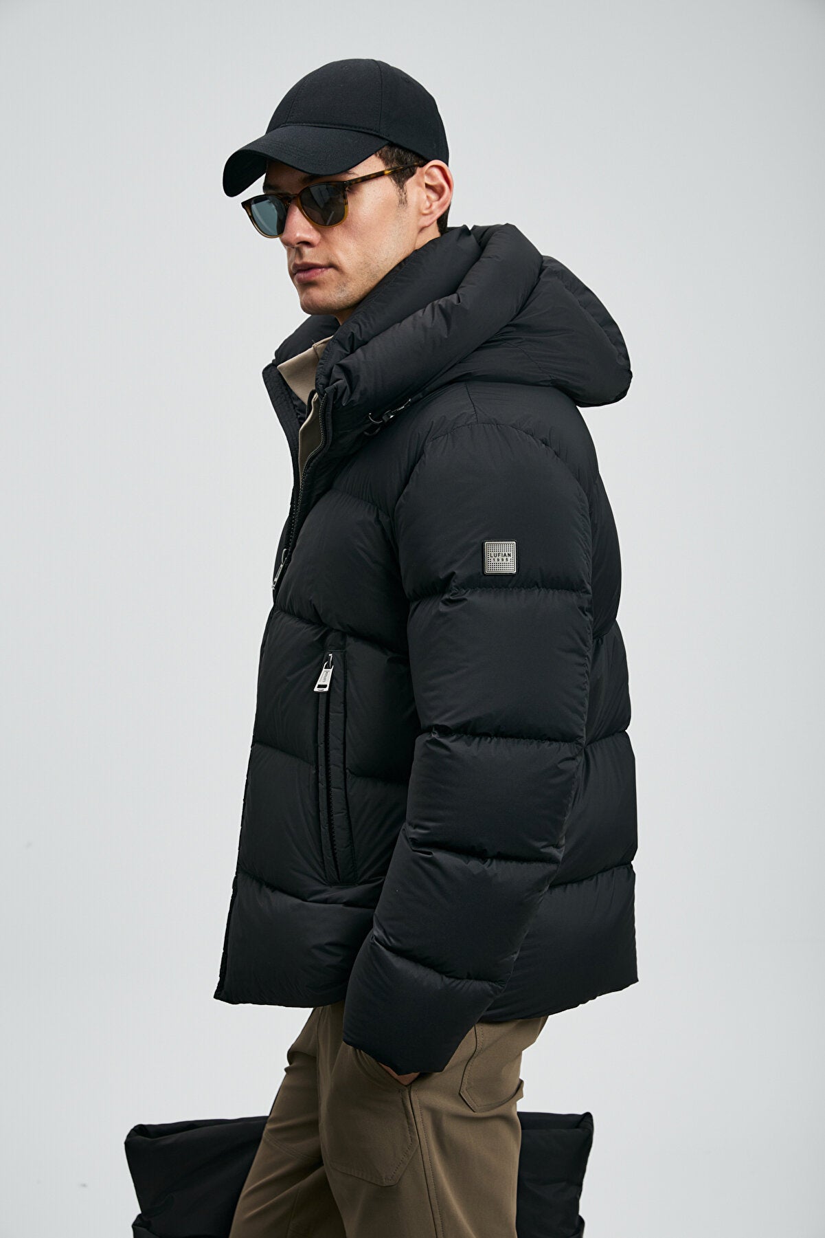 Tommy Goose Down Coat Men Black