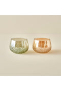 Shiny Candle Holder Gold (11x11x8.5 cm)