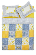 Addie 100% Cotton Double Size Duvet Cover Set Yellow PP