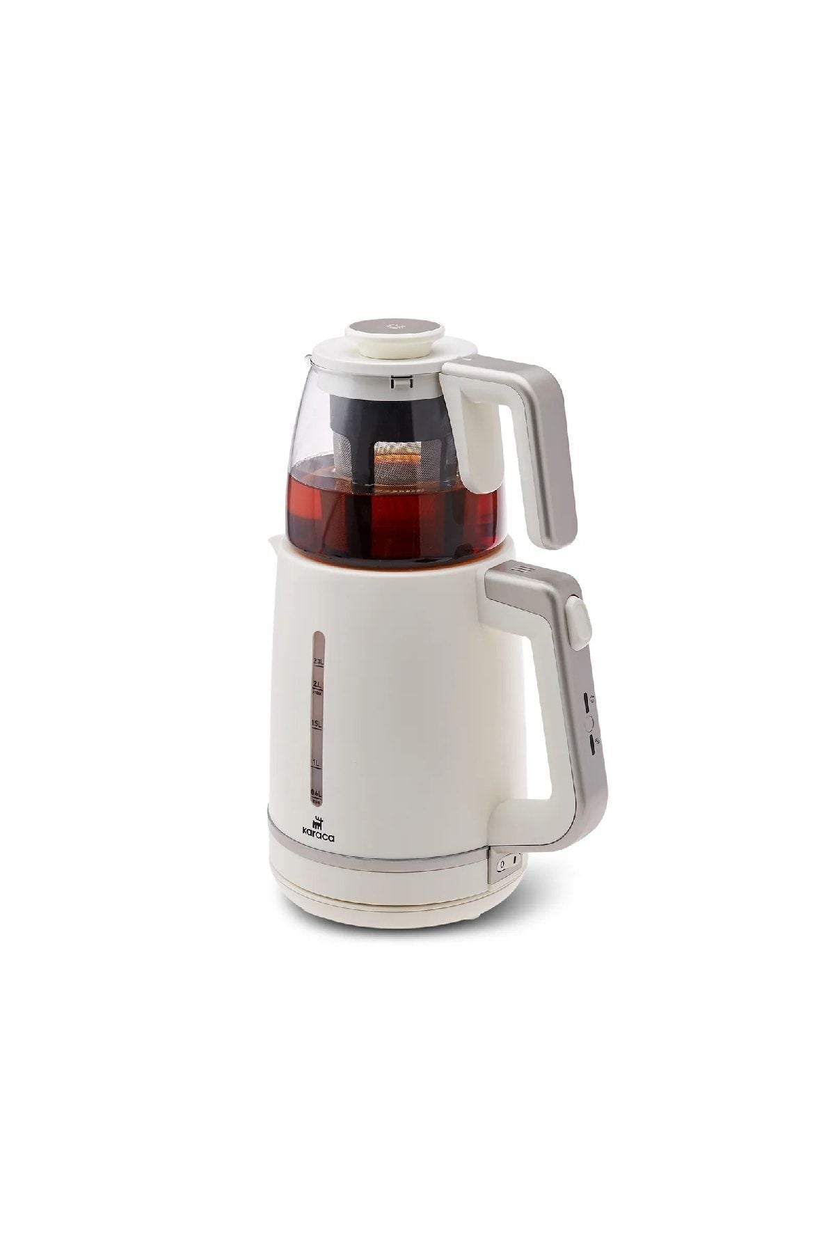 Maxi Tea Xl 2in1 Glass Teapot Tea Maker And Kettle Mulberry