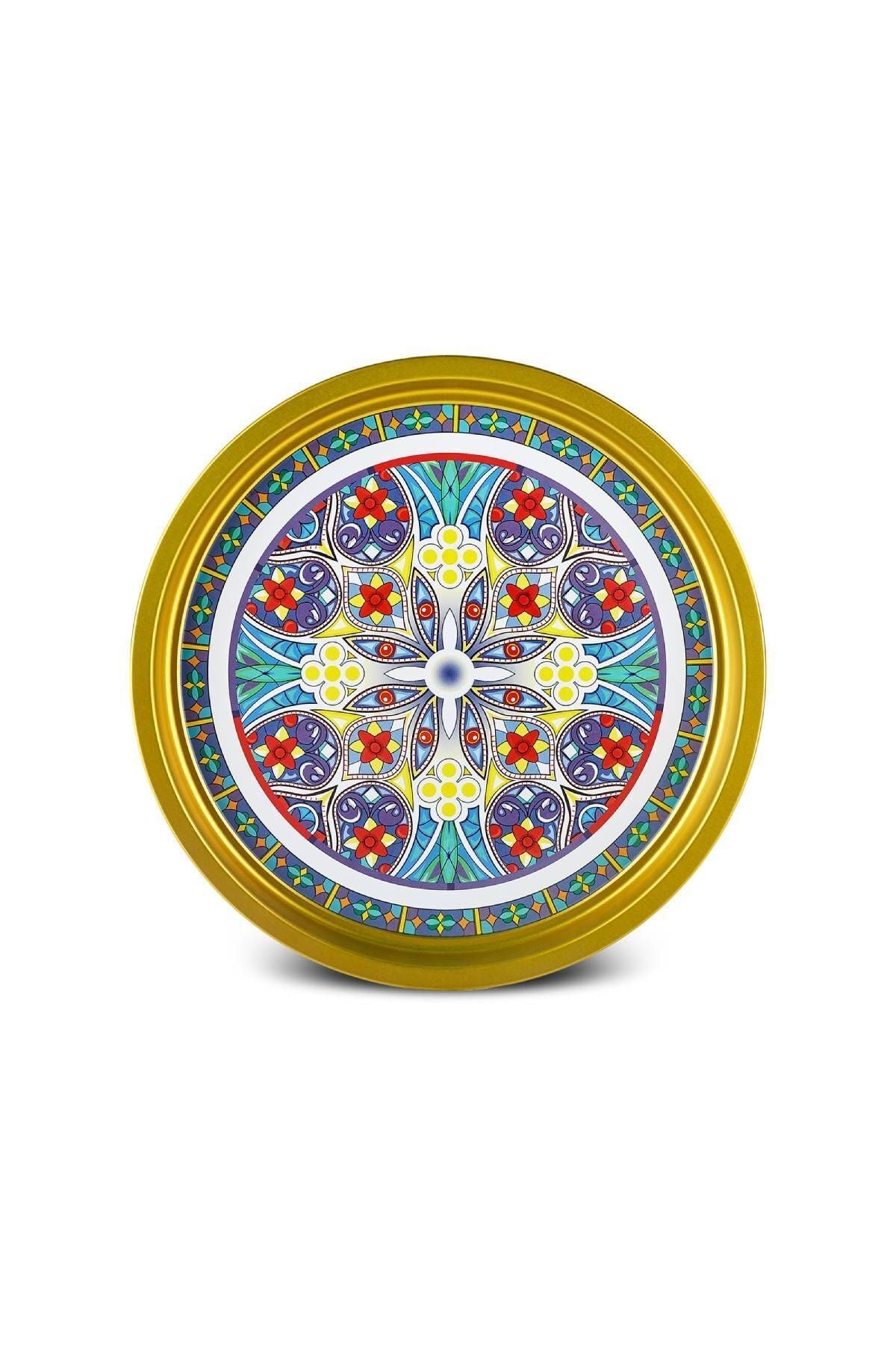 Napoli Metal Round Tray 35 Cm