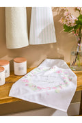 Pink Bow Embroidered Drying Cloth 3 Pcs 40x50 Cm