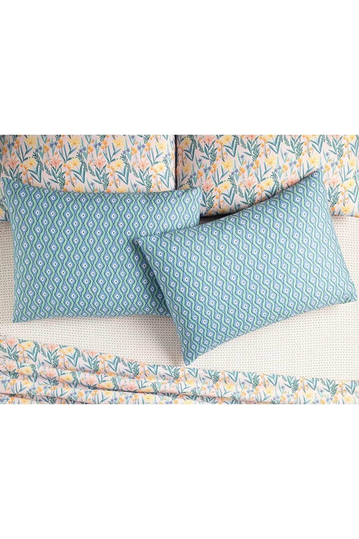 Quarto Easy Iron 2 Piece Pillowcase 50x70 Cm Blue