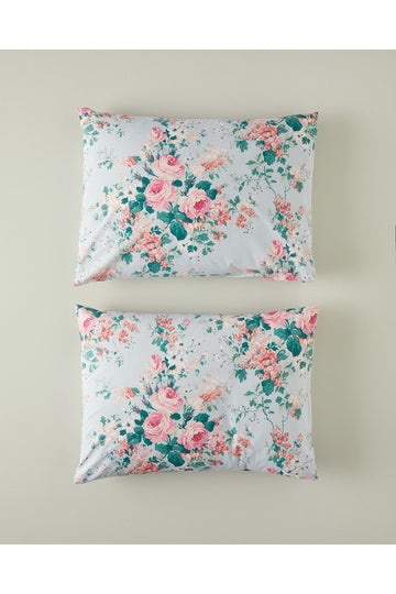 Mystic Rose 2 Pack Pillowcase Blue