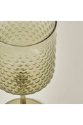 Bubble Goblet Set of 6 Green (400 cc)