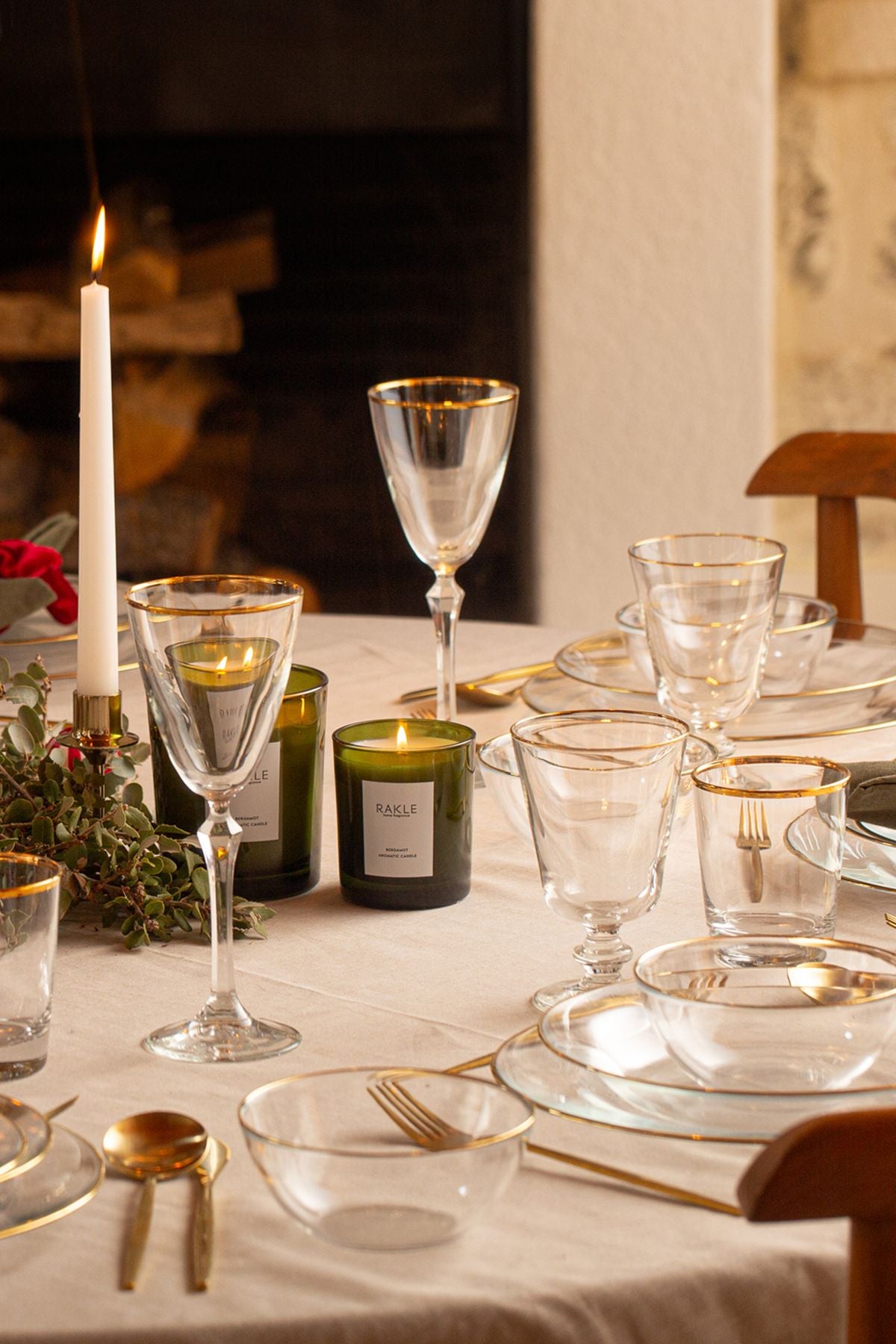 Pure Gold Gilt Set of 4 Water Glasses 255 Cc