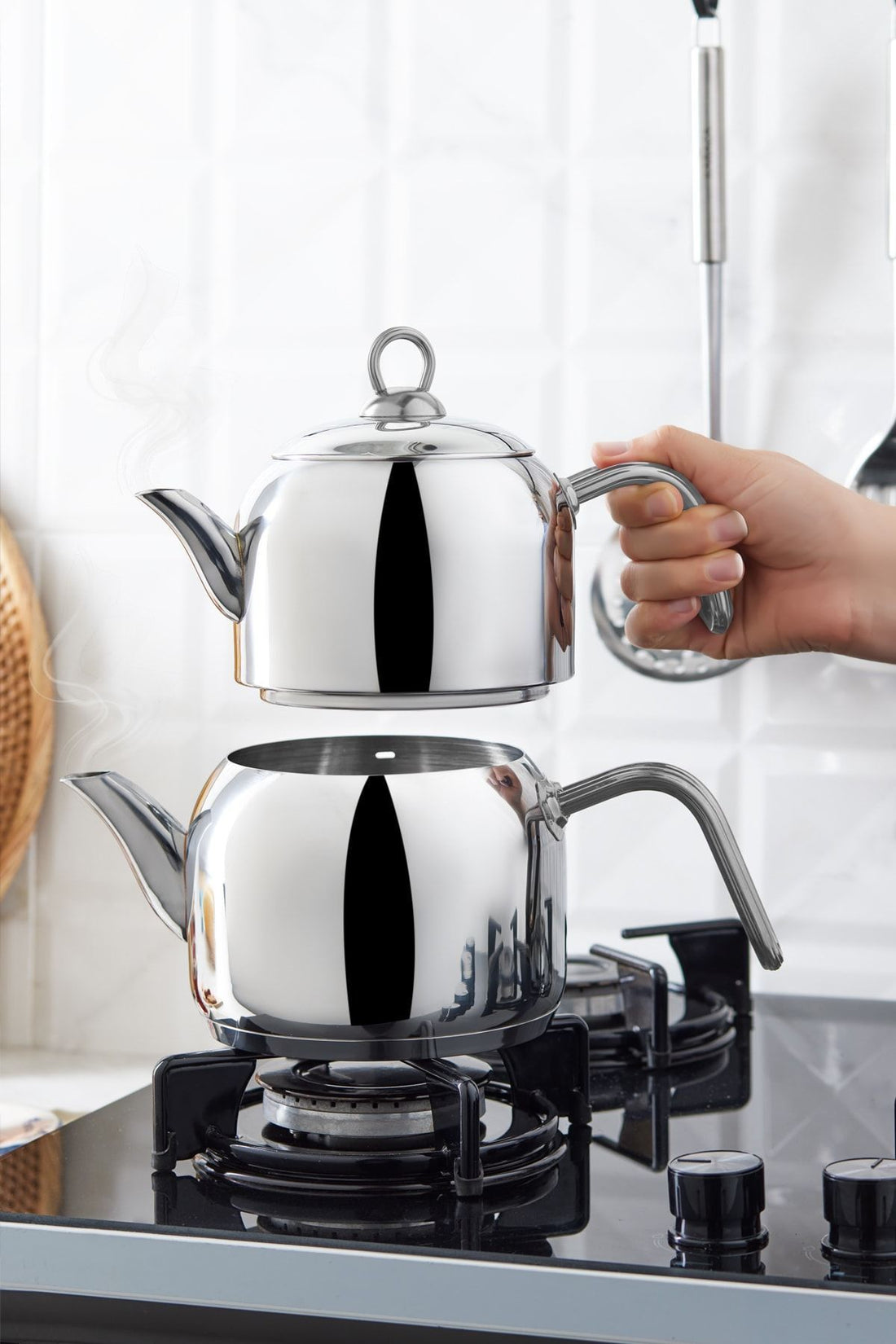 Urban Midi Metal Teapot Set