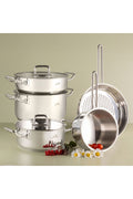 Proshine Steel 8 Piece Cookware Set