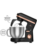 Mastermaid Chef Pro Double Lever Stand Mixer Matte Black Copper 1750w