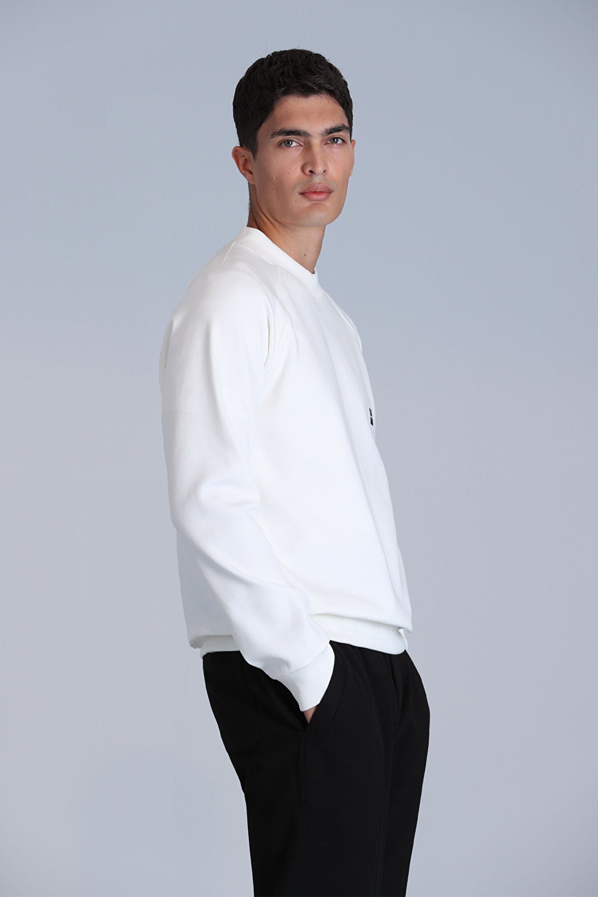 Grant Men's Sweatshirt Broken White