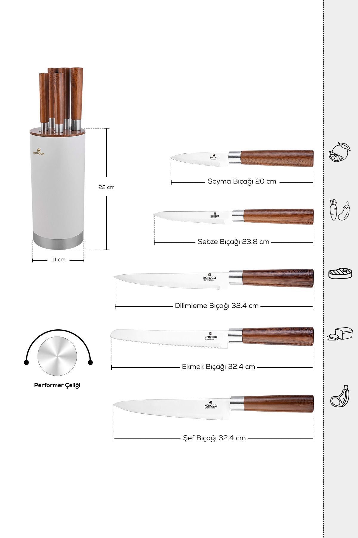 Foolproof 6 Piece Knife Set