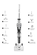 Aquaclean Pet 3In1 Cordless Wet & Dry Upright Vacuum Cleaner, Mop And Hand Vacuum Cleaner