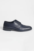 Men's Navy Blue 100% Leather Classic Shoes