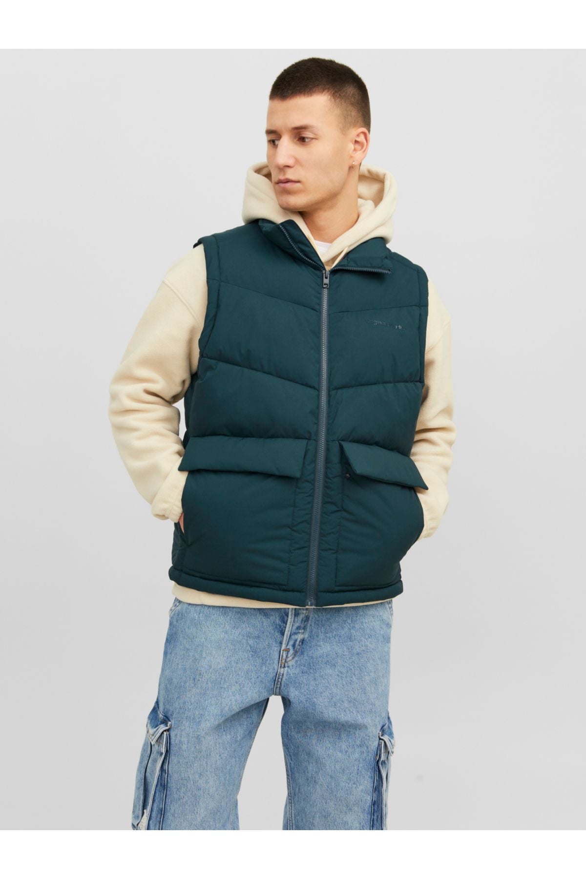 Matte Surface Padded Vest - Vesterbro