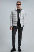 Dante Goose Feather Men's Coat Stone