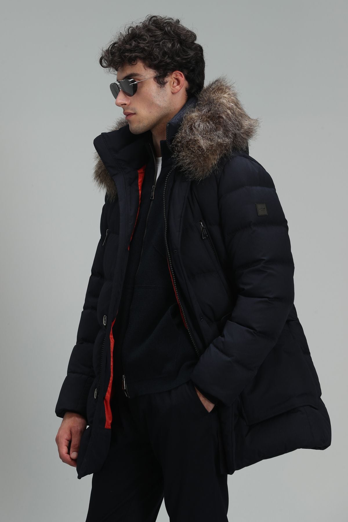 Clark Men's Goose Down Coat Navy