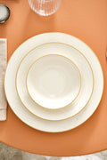 Lara 24 Pieces 6 Seater Porcelain Dinner Set