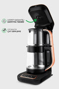 Robotea Pro 4 in 1 Talking Glass Tea Maker Black Copper