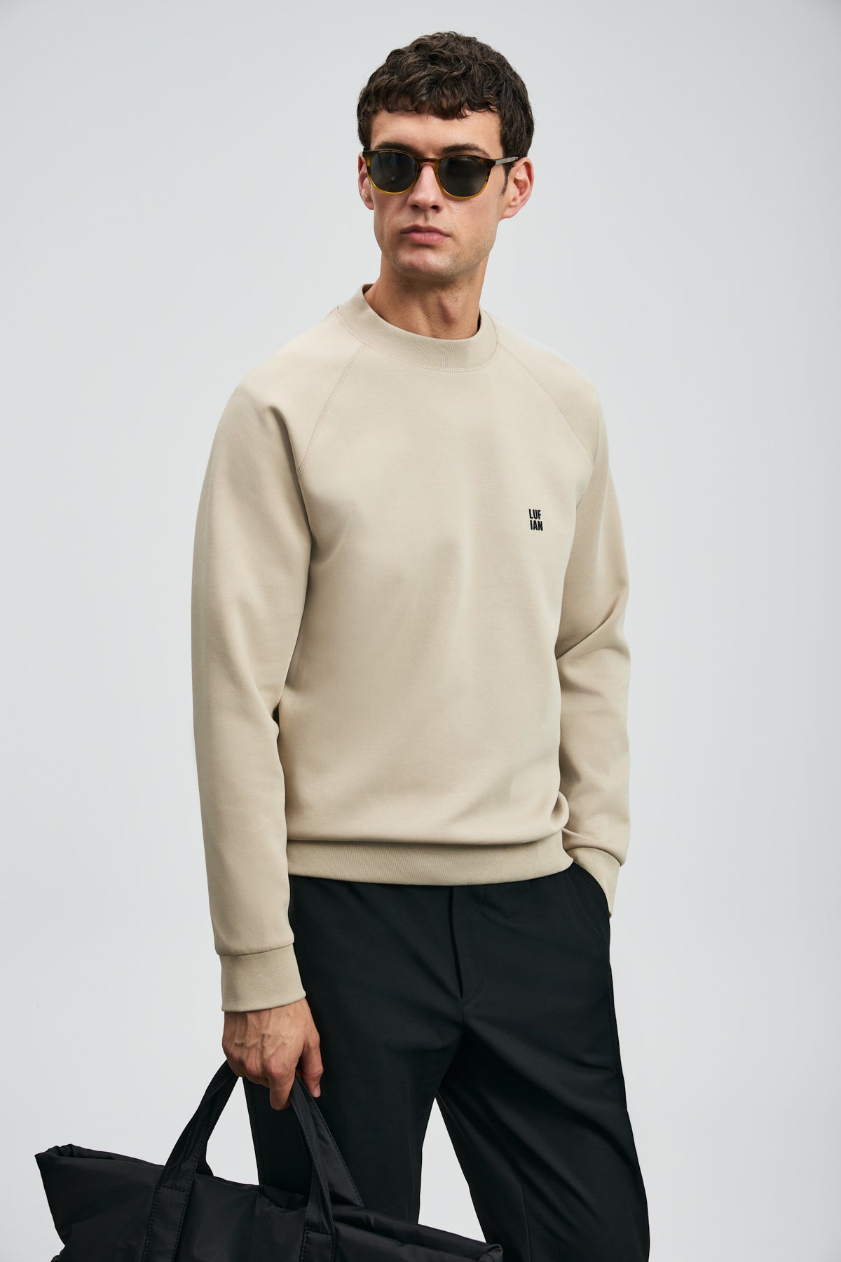 Grant Men's Sweatshirt Beige