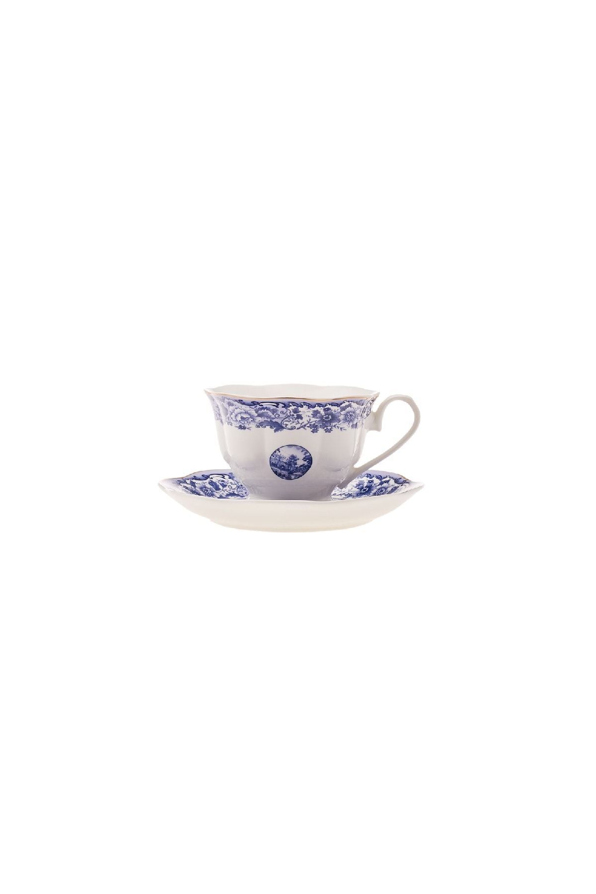 Blue Odyssey 2 Person Tea Cup Set 220 Ml