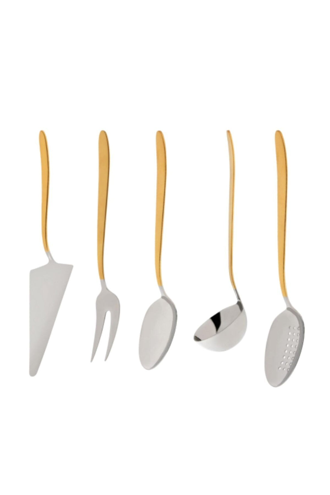 9400 Matte Gold 5 Piece Service Set yni tsrm718675